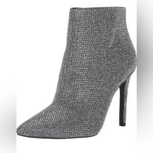 Jessica Simpson 4.5 inch crystal booties size 6